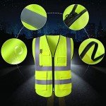 Custom High-Visibility Safety Vest with Pockets