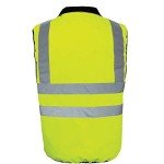 High-Visibility Reversible Insulated Safety Vest - XL