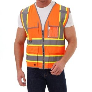 High Visibility Reflective Safety Vest with 9 Pockets