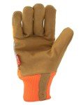 Insulated Leather Winter Work Gloves with Impact Protection