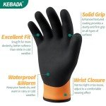 Kebada T2 Waterproof Insulated Freezer Work Gloves