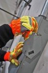 Insulated Leather Winter Work Gloves with Impact Protection