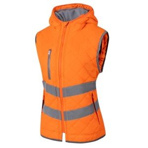 Women's High Visibility Reflective Safety Vest with Pockets