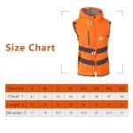 Women's High Visibility Reflective Safety Vest with Pockets