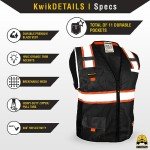KwikSafety High Visibility Reflective Safety Vest 3XL