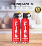 2-Pack Eco-Friendly Fire Extinguishers with Mounts