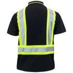 Hi-Vis Reflective Short Sleeve Safety Polo Shirt