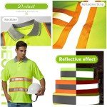 Hi-Vis Reflective Safety Polo Shirt for Customization