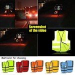 High-Visibility Safety Vest with Logo & Pockets