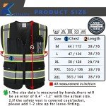 High Visibility Safety Vest with 9 Pockets