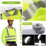 Hi-Vis Long Sleeve Safety T-Shirt with Reflective Strips
