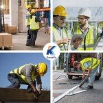 High Visibility Safety Vest with 9 Pockets