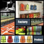 High-Visibility Safety Vest with Logo & Pockets