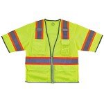 Ergodyne Hi-Vis Class 3 Surveyor Vest - Lime