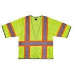 Ergodyne Hi-Vis Class 3 Surveyor Vest - Lime