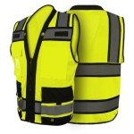 High Visibility Reflective Safety Vest - XL Yellow
