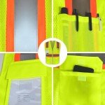 Hi-Vis Safety Vest with Pockets for Work
