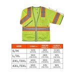 Ergodyne Hi-Vis Class 3 Surveyor Vest - Lime