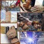 Durable Leather Work Gloves for Outdoor Safety