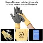 High Voltage Insulated Work Gloves for Electricians