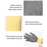 High Voltage Insulated Work Gloves for Electricians
