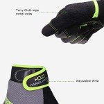 UltraLight Touchscreen Safety Work Gloves - Green