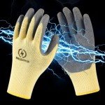 High Voltage Insulated Work Gloves for Electricians