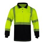 High Visibility Reflective Safety Polo Shirt for Men