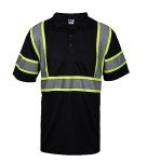 L&M® High Visibility Reflective Polo Shirt