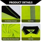 High Visibility Reflective Safety Polo Shirt for Men