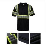 L&M® High Visibility Reflective Polo Shirt