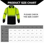 High Visibility Reflective Safety Polo Shirt for Men