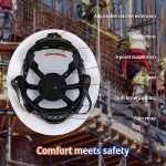 Lightweight Carbon Fiber Full Brim Safety Helmet