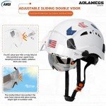 Aolamegs OSHA Approved Hard Hat with Double Visor