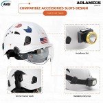 Aolamegs OSHA Approved Hard Hat with Double Visor