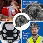 Lightweight Carbon Fiber Full Brim Safety Helmet