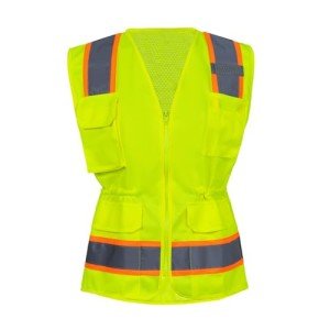 Hi-Vis Women’s Safety Vest with Reflective Strips