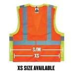 High Visibility Lime Mesh Safety Vest, 2XL/3XL