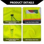 Hi-Vis Women’s Safety Vest with Reflective Strips