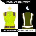 Hi-Vis Women’s Safety Vest with Reflective Strips
