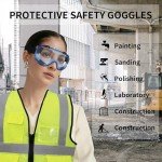 6 Pack Safety Goggles - Anti-Fog Eye Protection