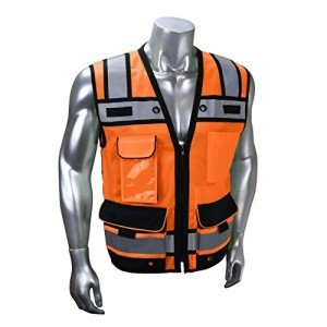 Radians SV65-2ZOM Industrial Safety Vest, Orange, XL