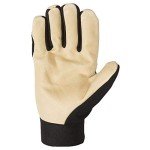 Men's Hi-Dexterity Leather Work Gloves - Black