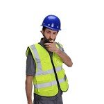 High Visibility Reflective Safety Vest with Pockets