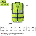 High Visibility Reflective Safety Vest with Pockets