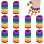 10 PCS Breathable Crochet Finger Guards for Sports