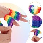 10 PCS Breathable Crochet Finger Guards for Sports