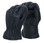 Men's Black Deerskin Leather Gloves with Thinsulate 3X