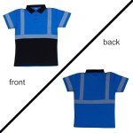 Hi-Vis Reflective Polo Shirts for Men - 3 Pack