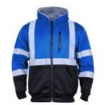 Hi-Vis Reflective Hoodie for Men - ANSI Class 3